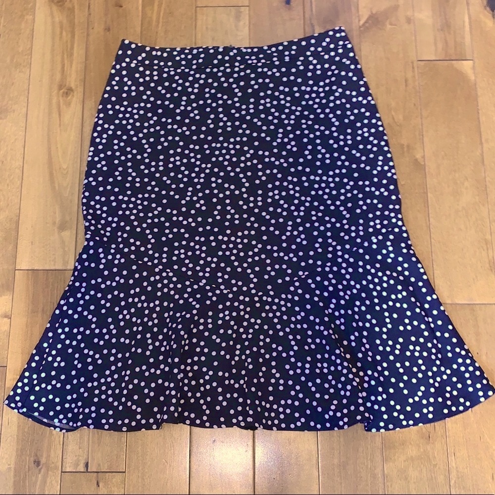 BR polka-dot skirt